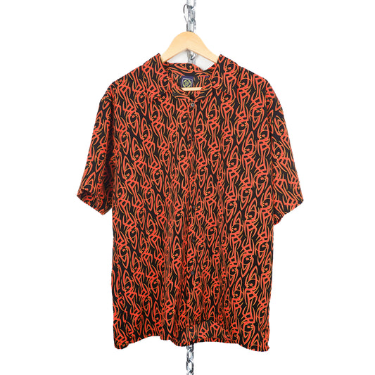 Vintage R2 Flame AOP Button Up - Size L