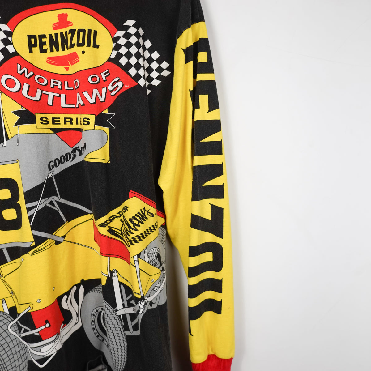 1990s World Of Outlaws Racing LS Tee - Size XL