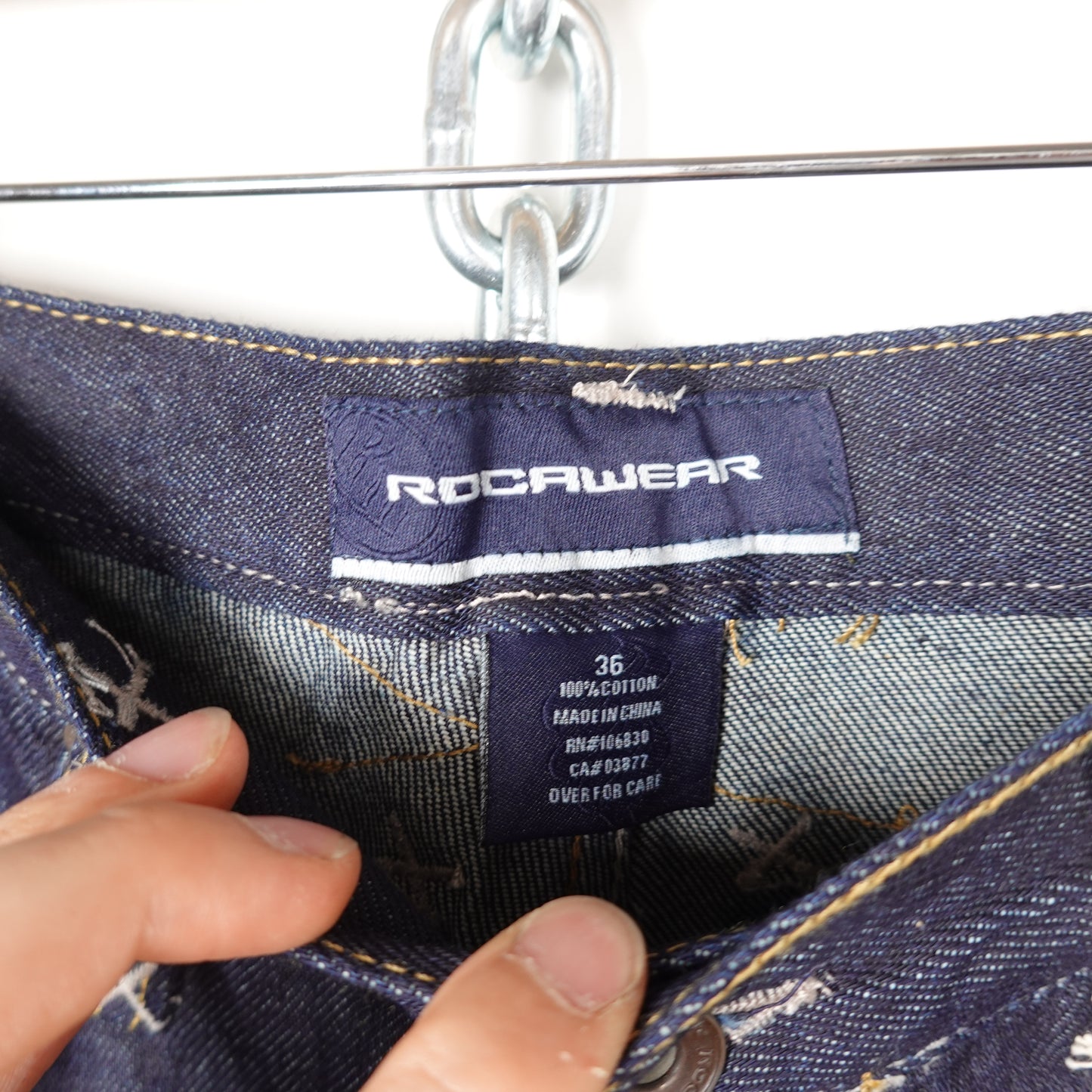 Rocawear Denim Co. Baggy Denim Pants - Size 34