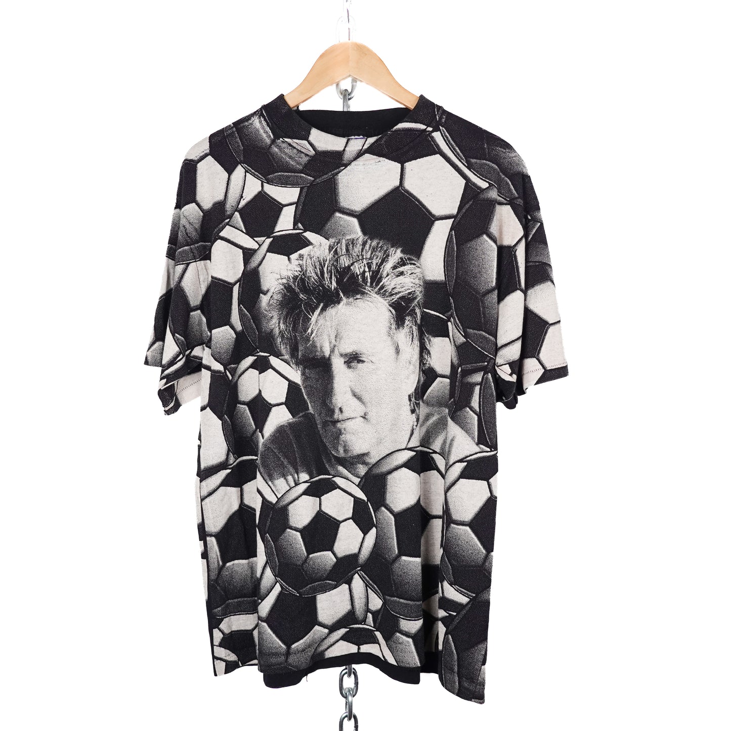 1990s Rod Stewart AOP Tee - Size XL