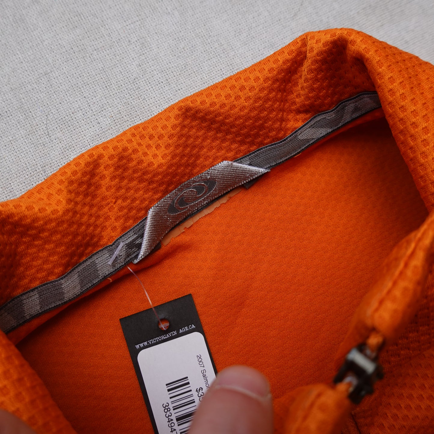 2007 Salomon Orange 1/4 Zip - Size XL