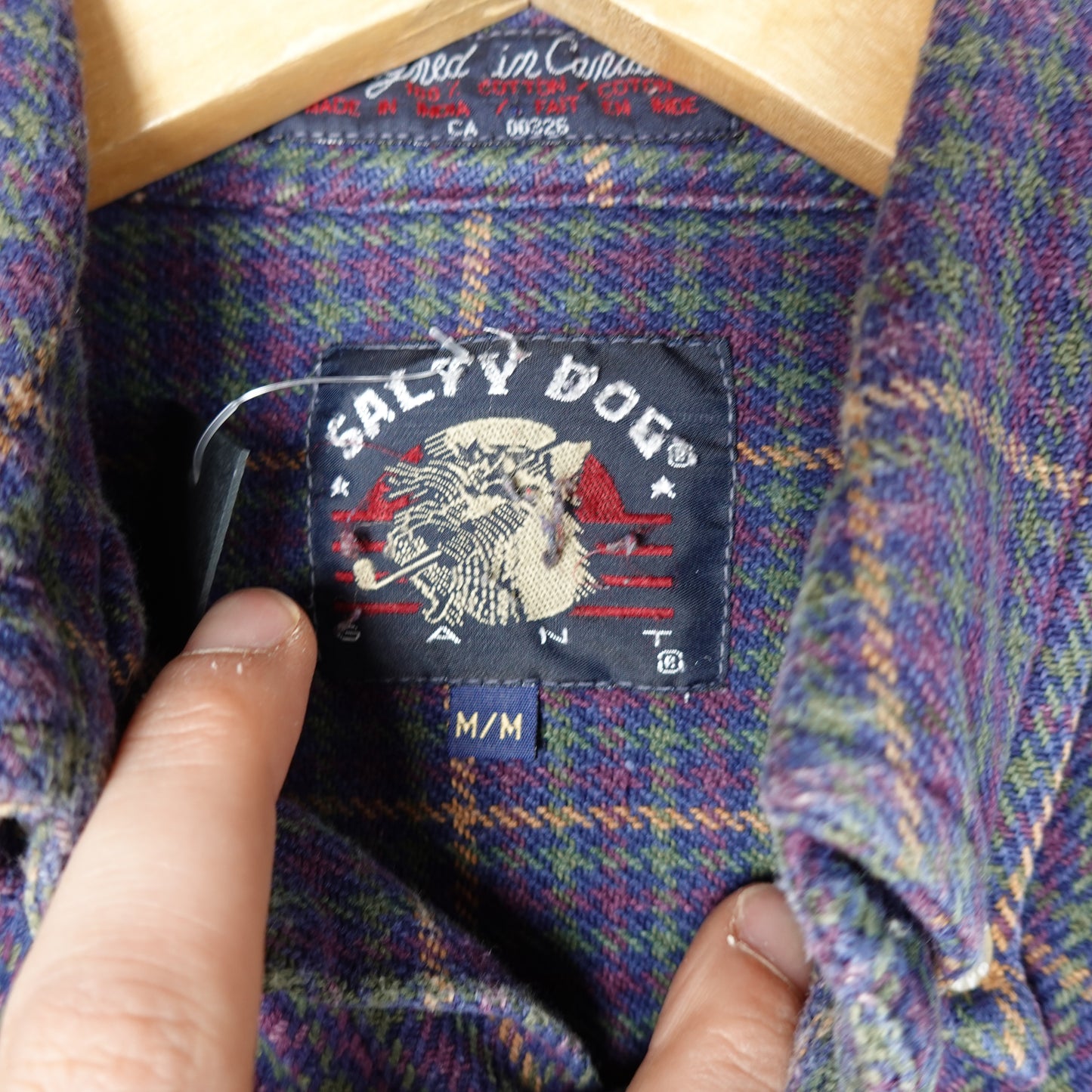 Vintage Salty Dog Heavy Flannel - Size M