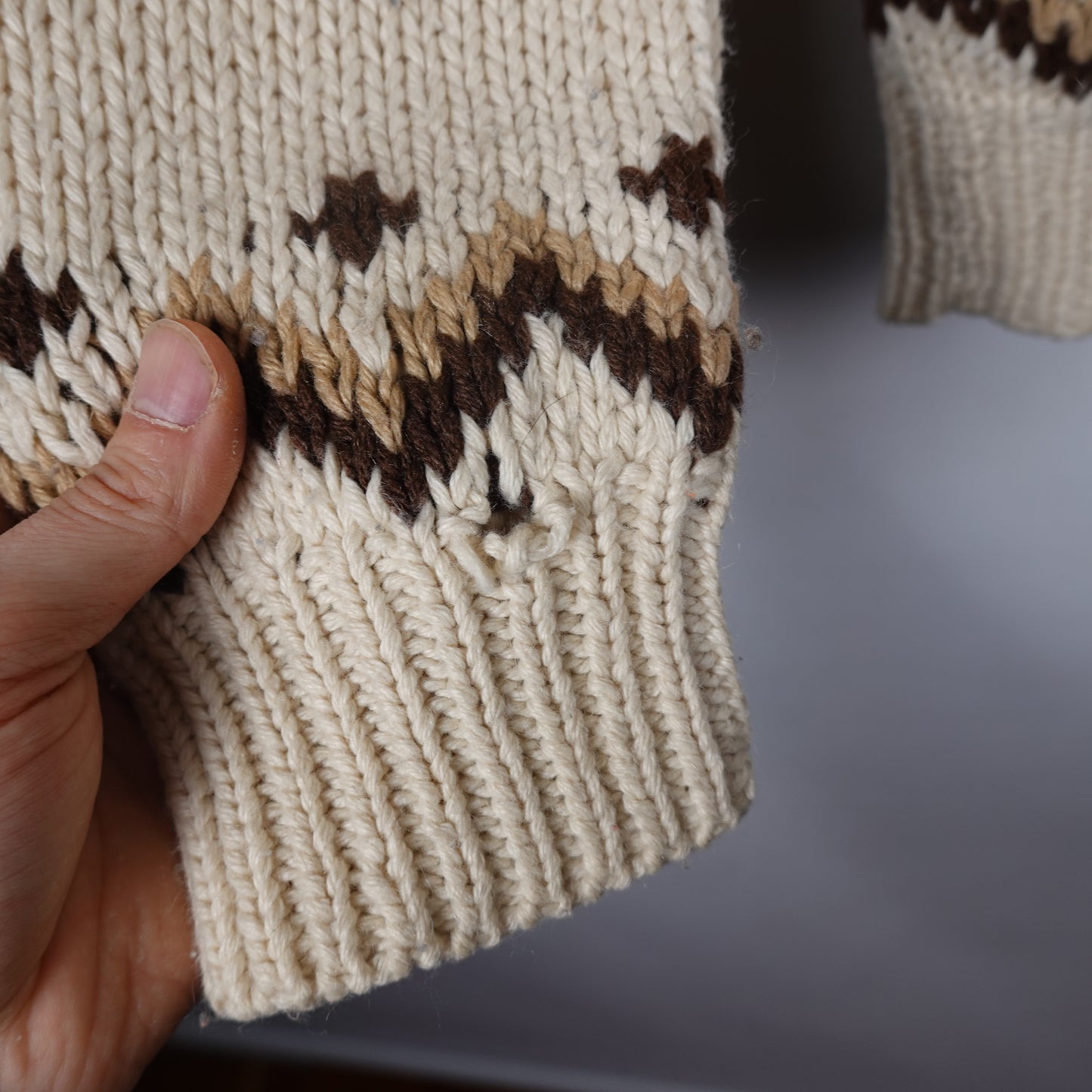 Vintage Sears Wool Knit Sweaters - Size XL