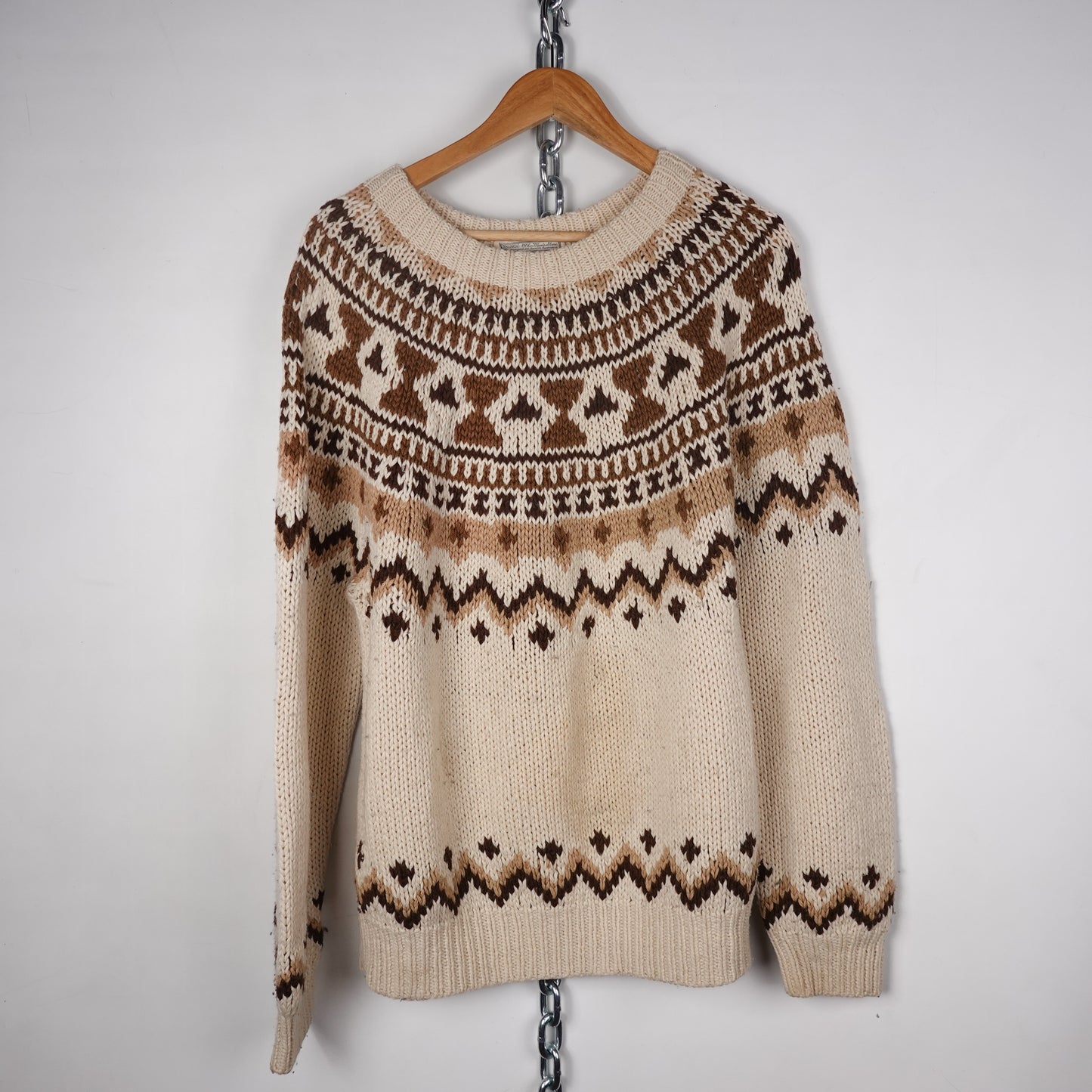 Vintage Sears Wool Knit Sweaters - Size XL