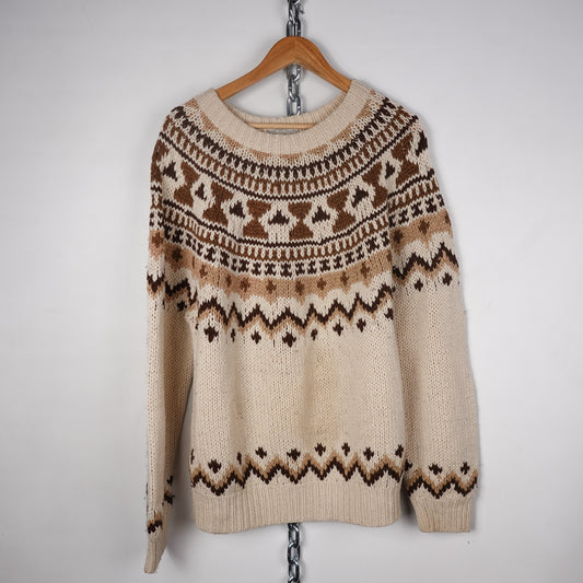 Vintage Sears Wool Knit Sweaters - Size XL