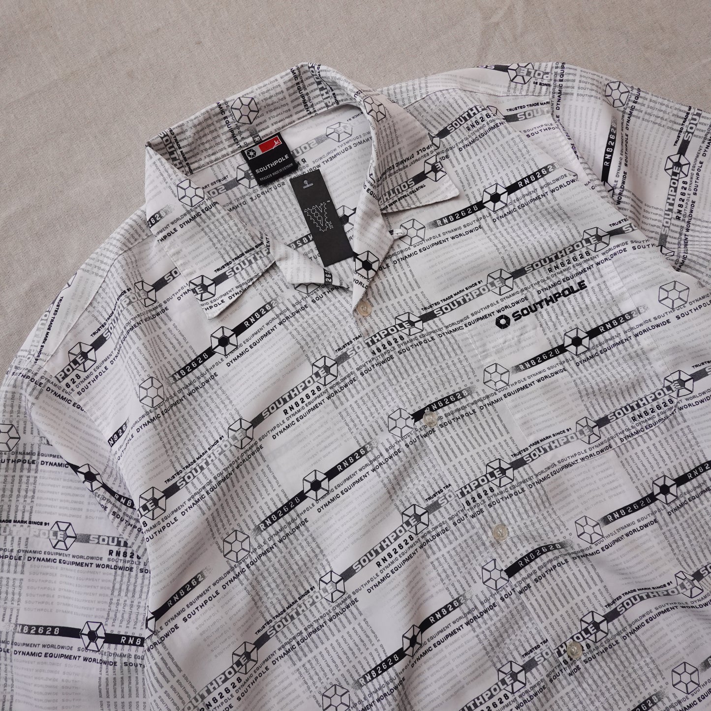 Vintage South Pole S/S Button Up - Size L
