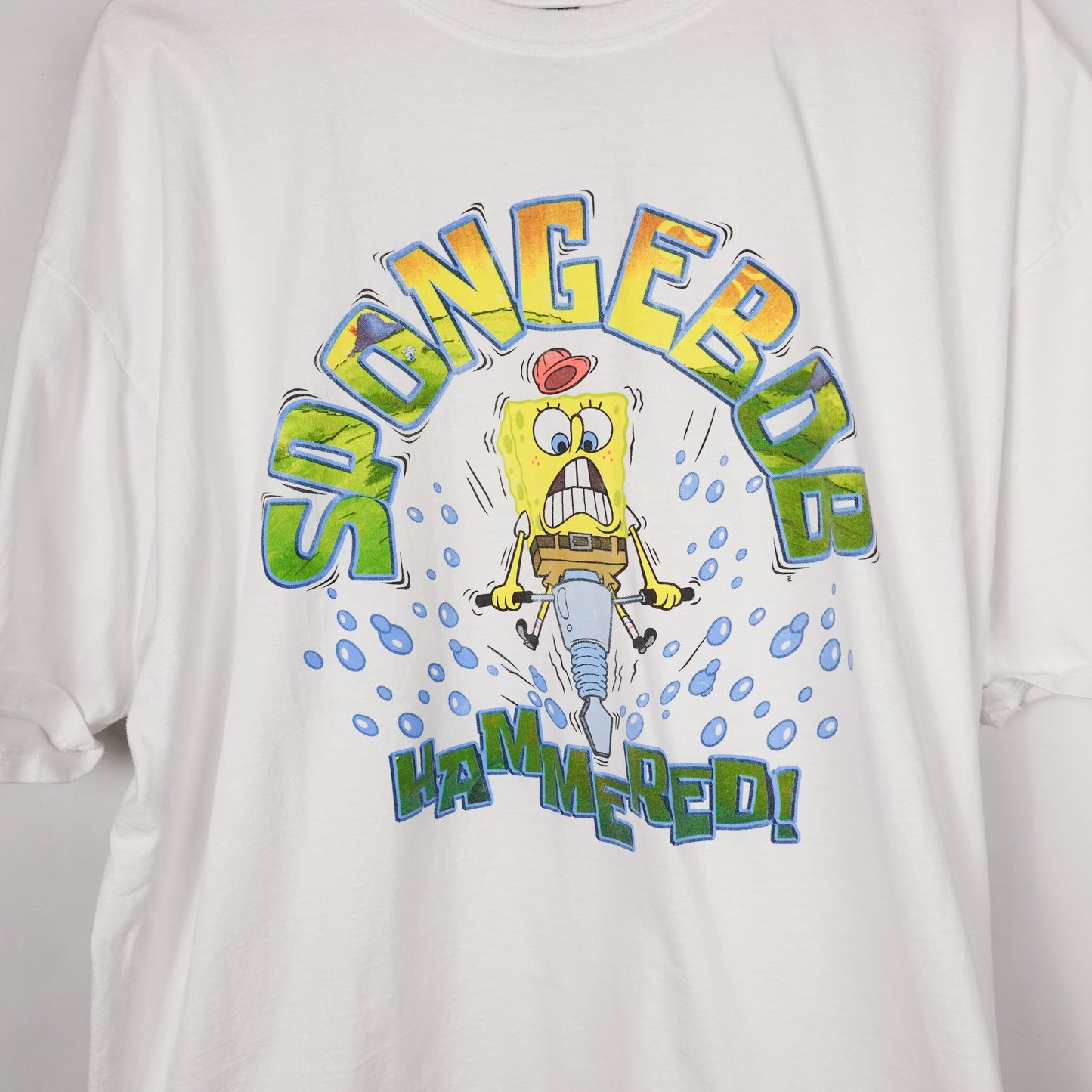 Vintage Spongebob Hammered Tee - Size 2XL