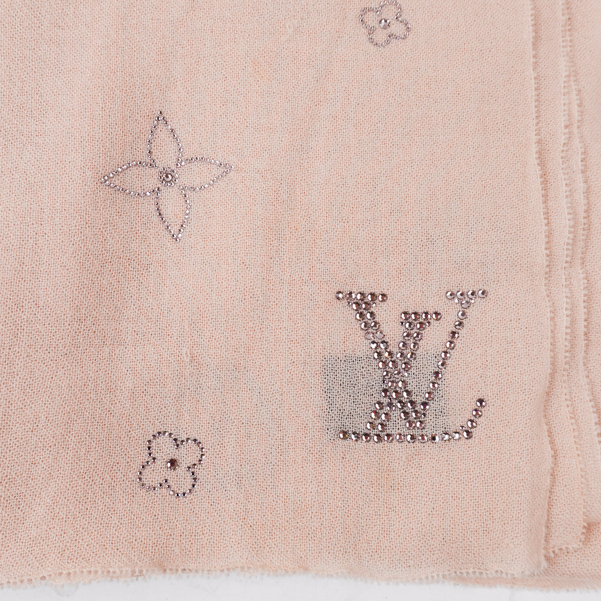 Louis Vuitton Pink Cashmere Scarf