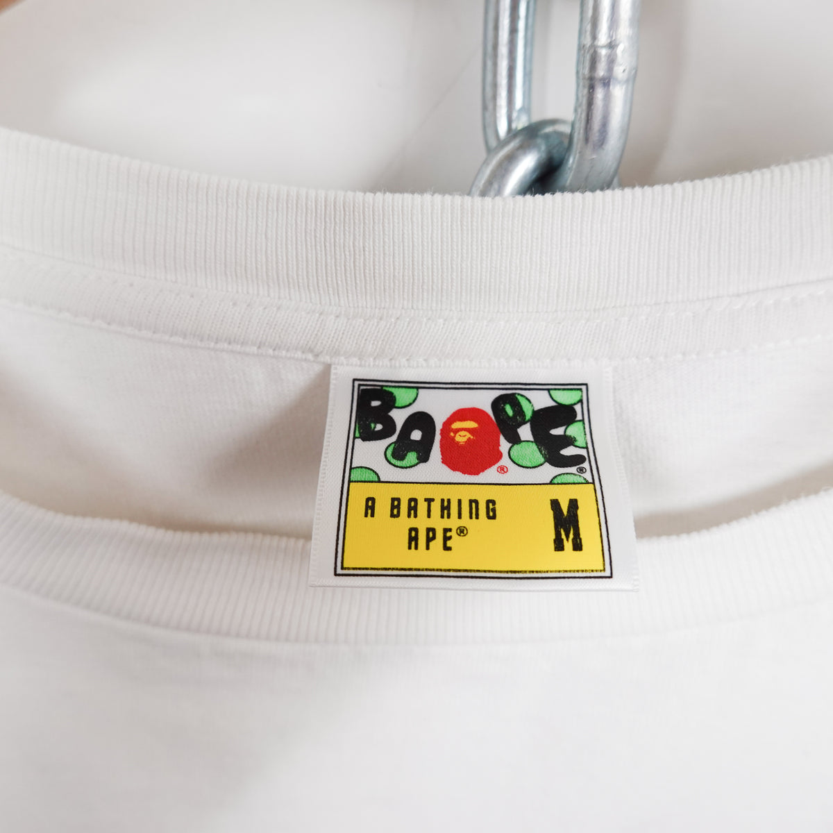 Bape Spell Out  Tee - Size M