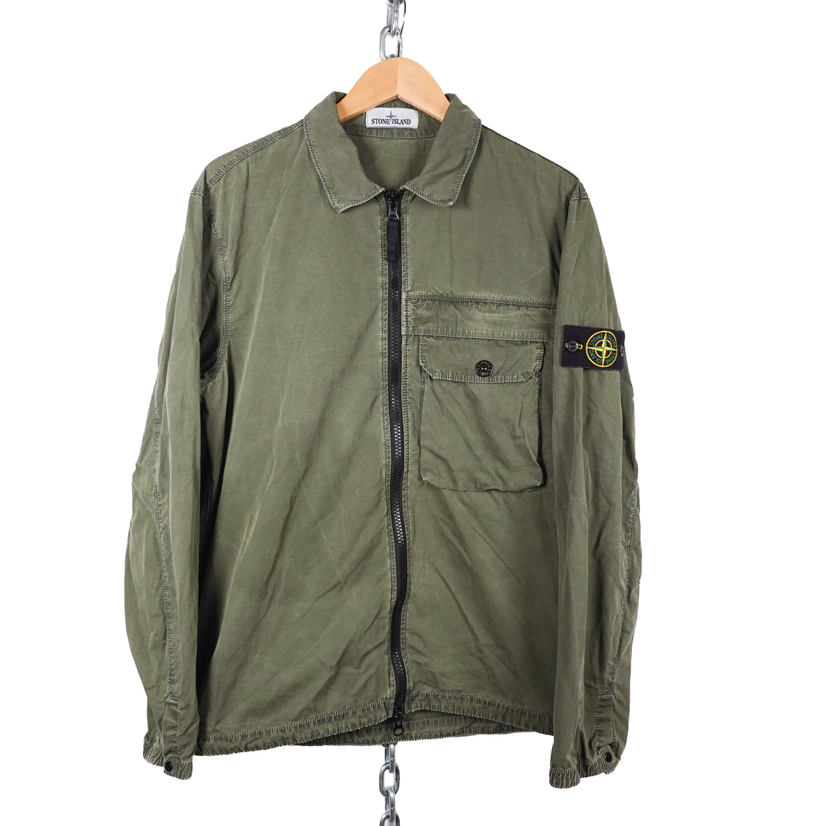 Stone Island Zip Up Shirts - Size XL