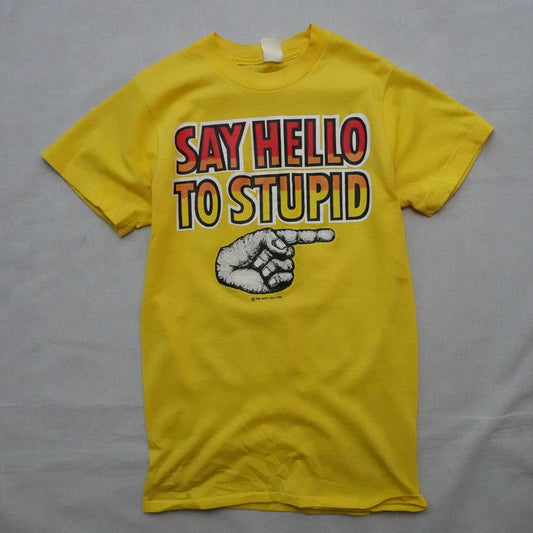1976 Say Hello To The Stupid Tee - Size XS