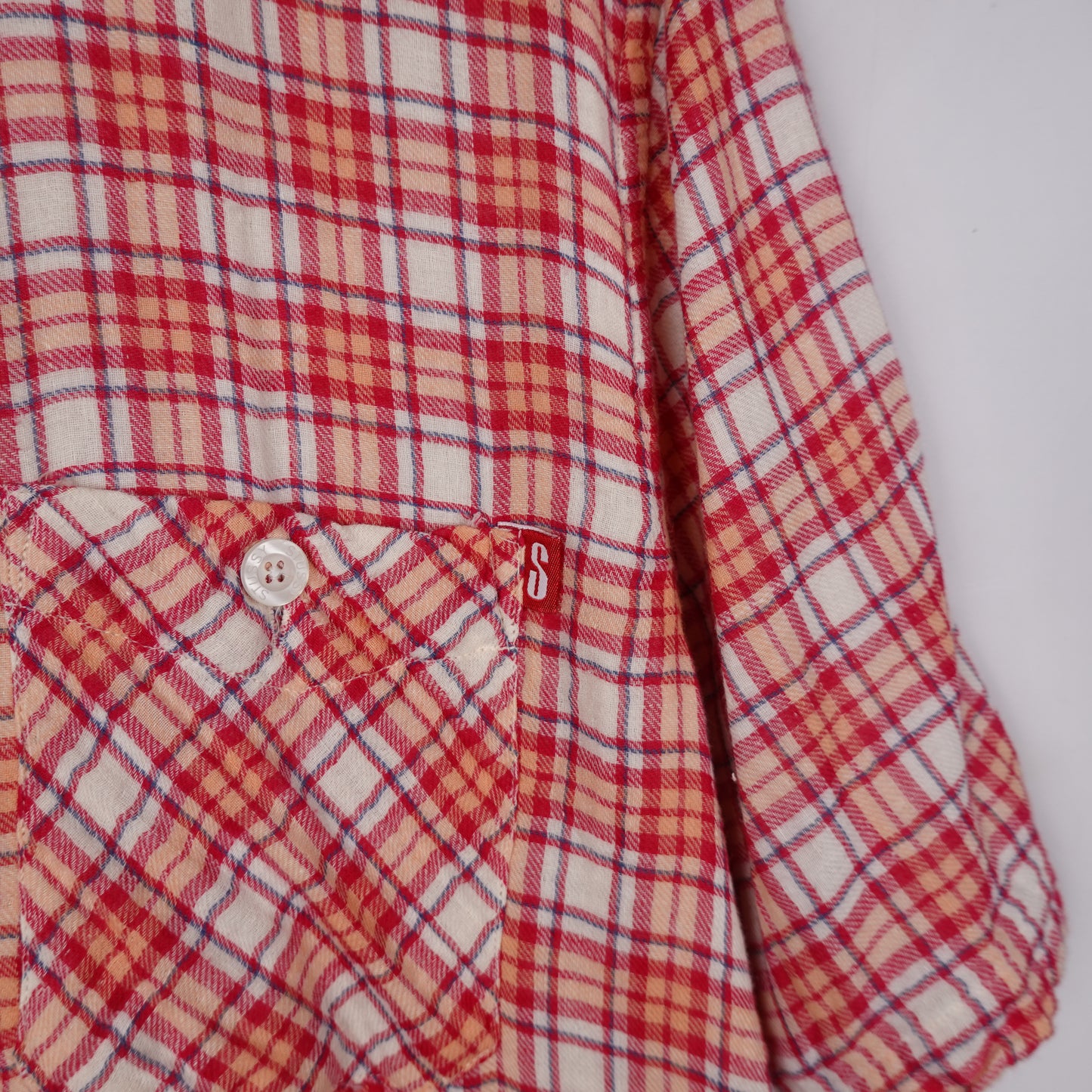 Vintage Stussy Plaid Button Up - Size L