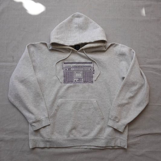 Vintage Stussy Stereo Hoodie - Size XL