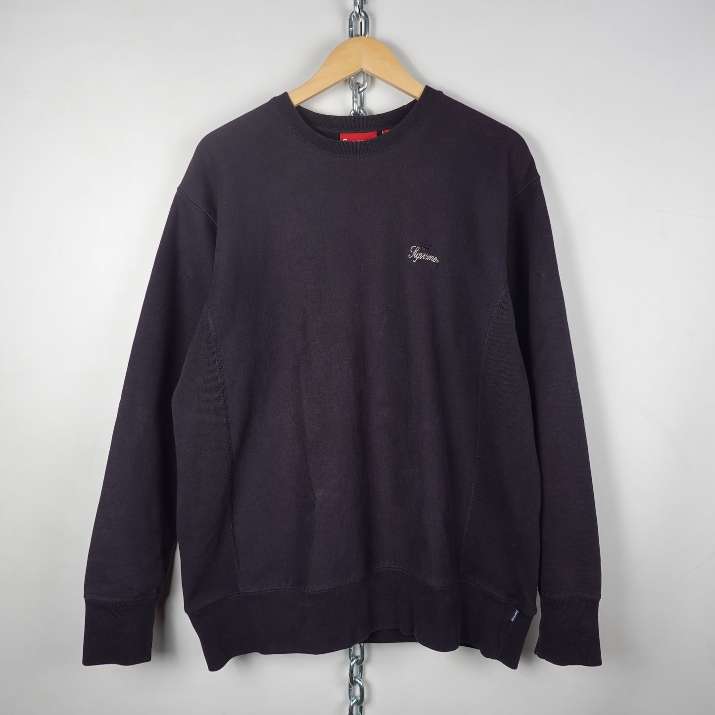 Vintage Supreme Navy Crewneck - Size L