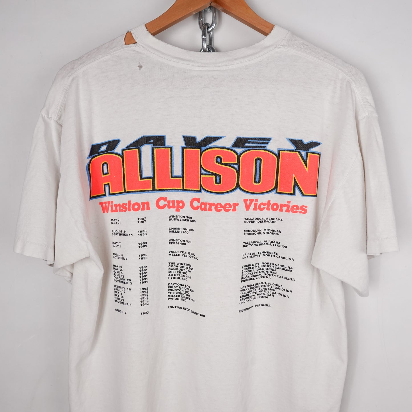 1993 Davey Allison Racing Tee - Size L
