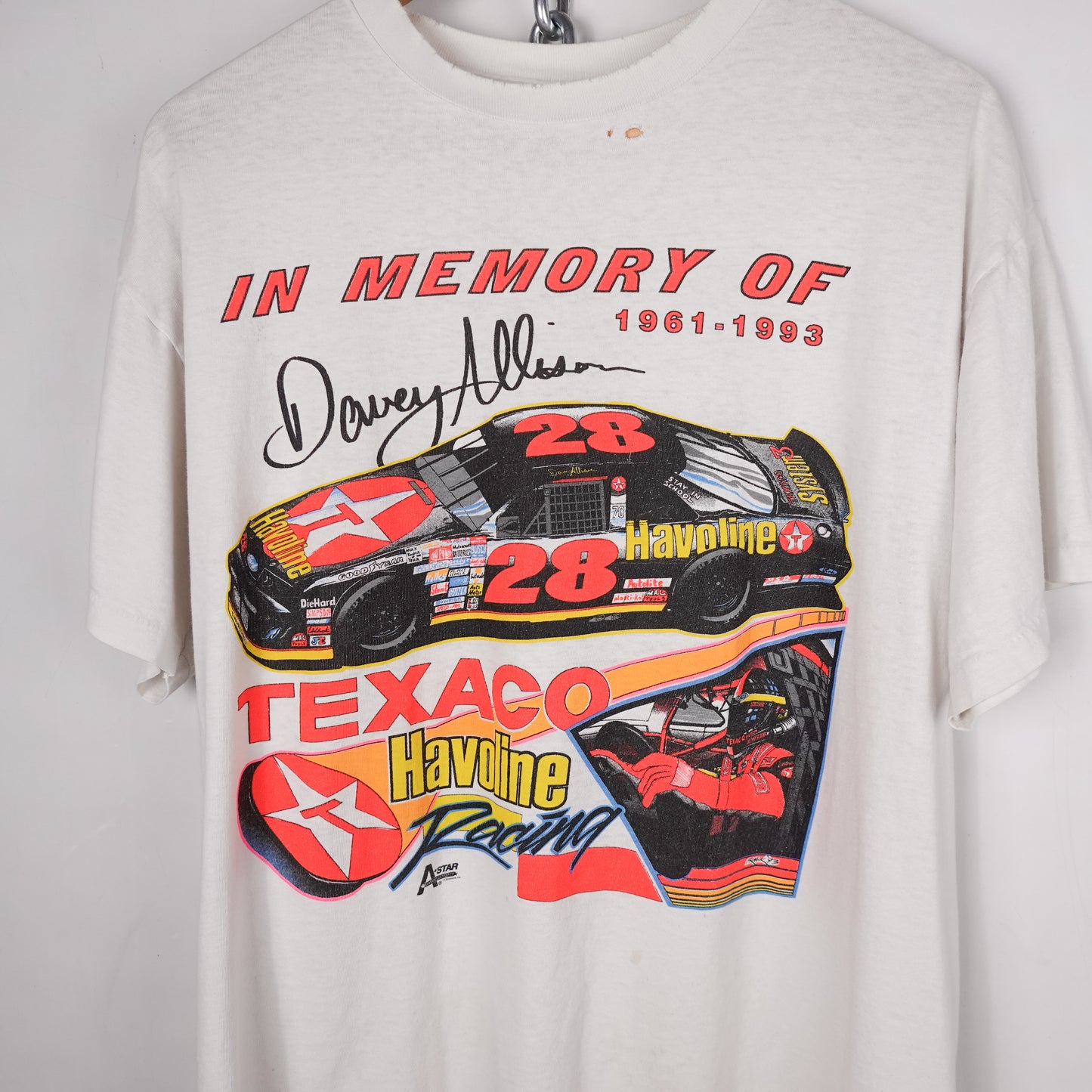 1993 Davey Allison Racing Tee - Size L