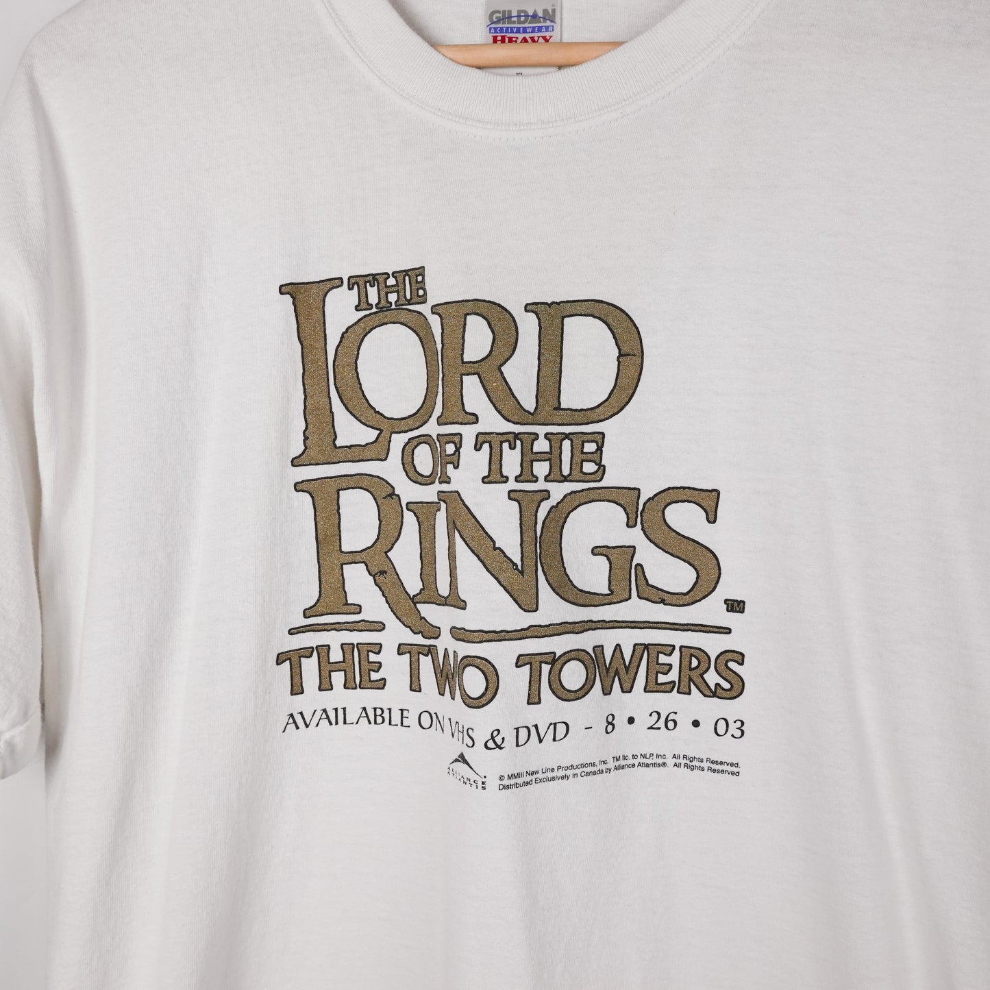 2003 The Lord Of The Ring The Two Towers Tee - Size XL