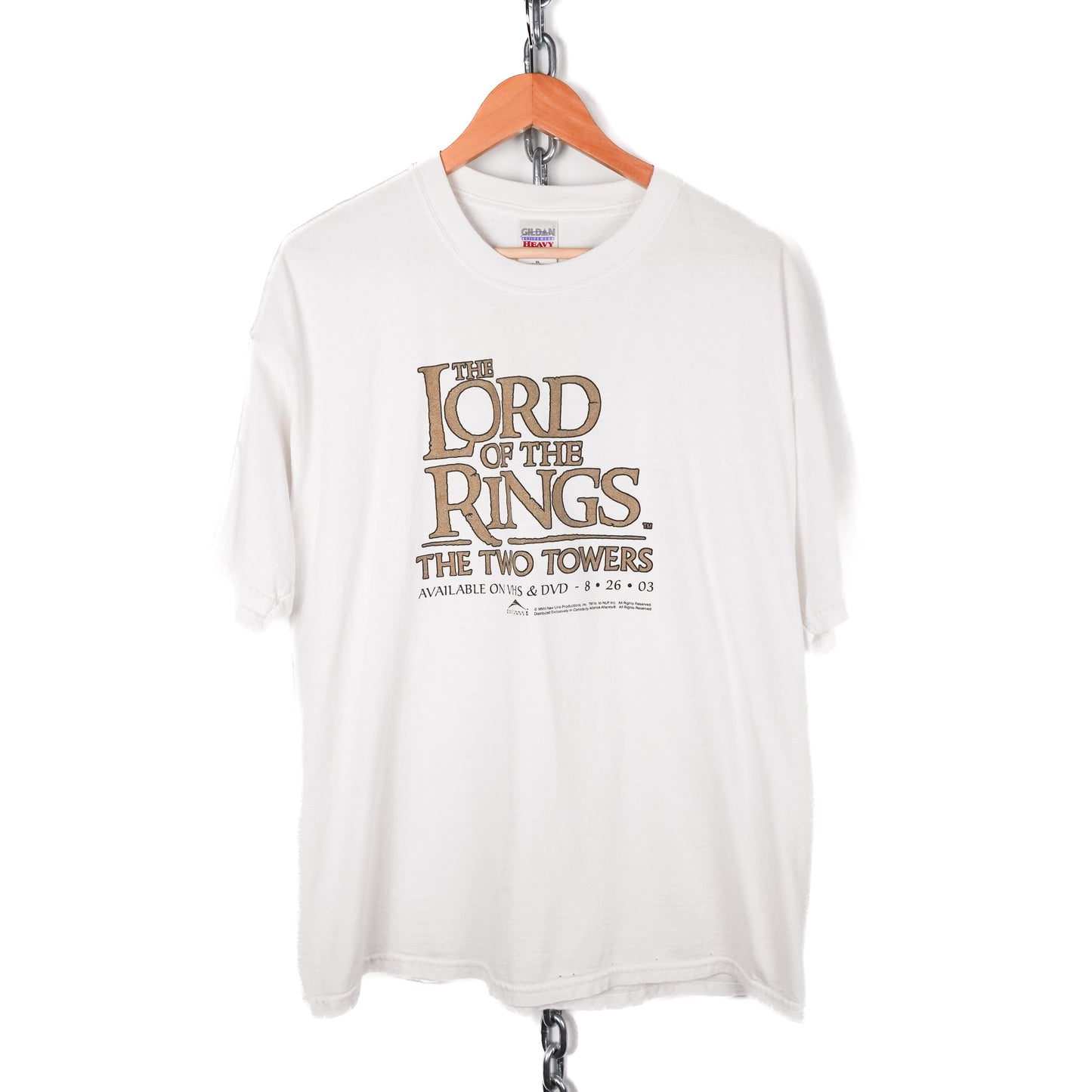 2003 The Lord Of The Ring The Two Towers Tee - Size XL