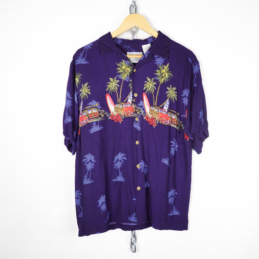 Vintage Thumbs Up Hawaiian Shirt - Size L
