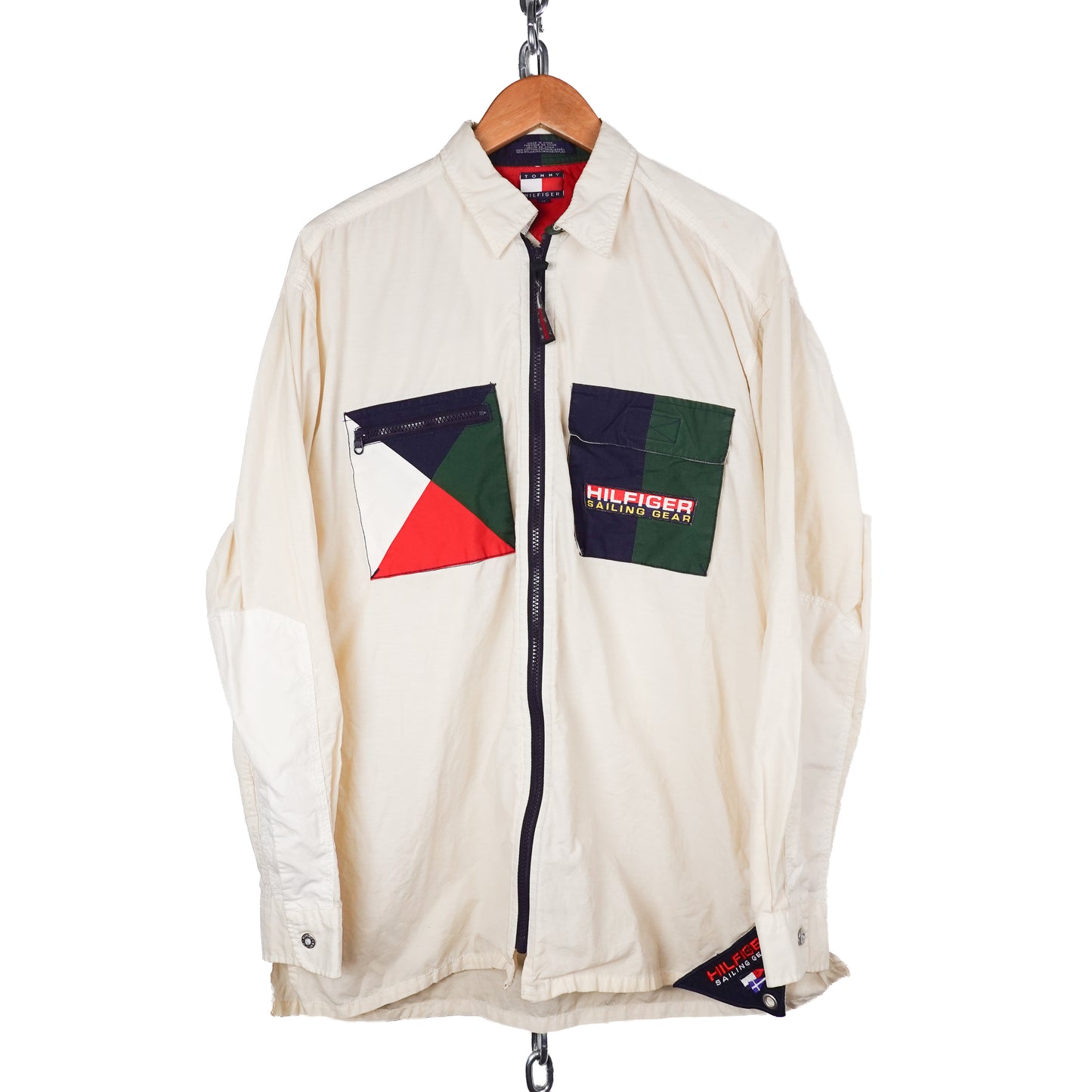 Vintage Tommy Hilifiger Sailing Gear Light Jacket - Size XL