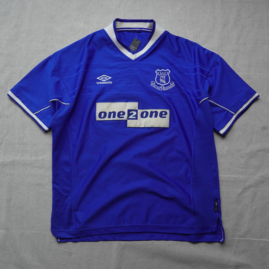 1999/2000 Umbro Everton Home Kit - Size XL