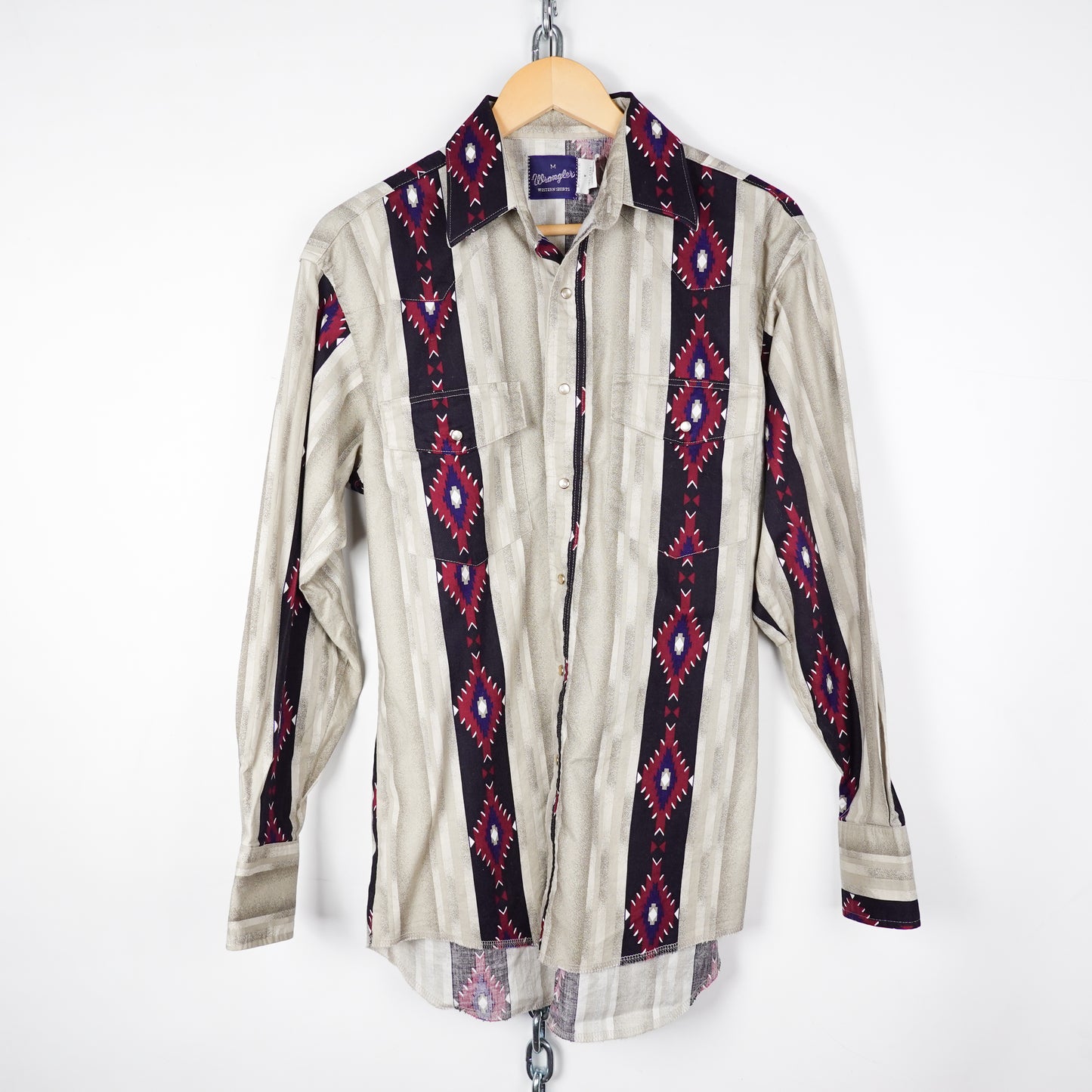 Vintage Wrangler Aztec Button Up - Size M