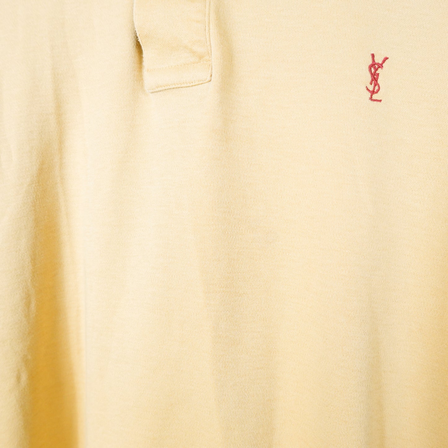 Vintage YSL Yellow LS Polo - Size XL