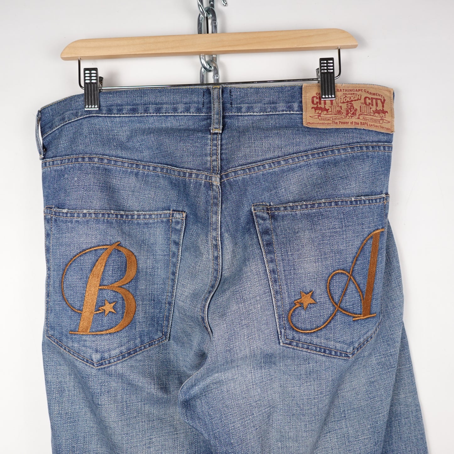 Bape Embroidered Pants - Size M