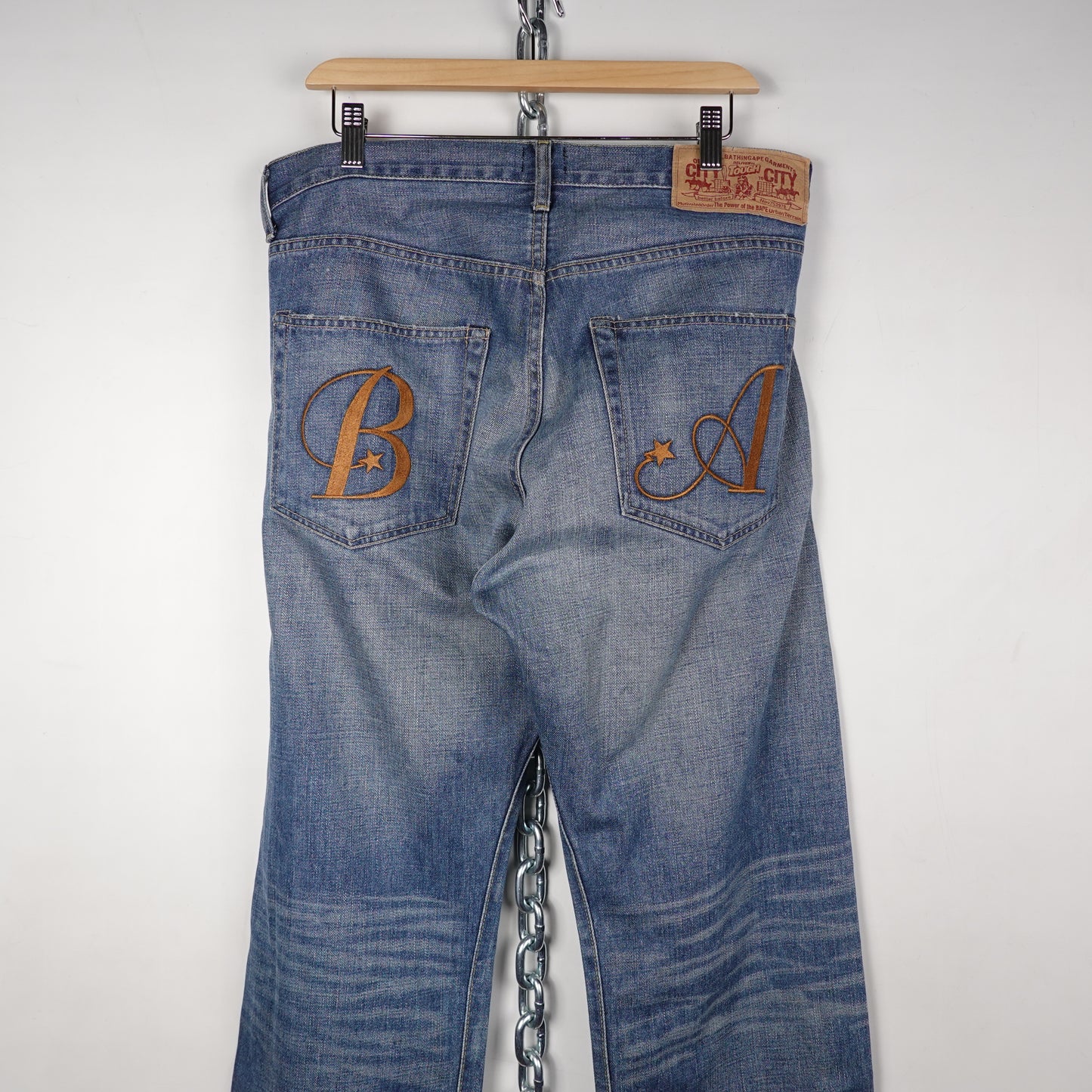 Bape Embroidered Pants - Size M