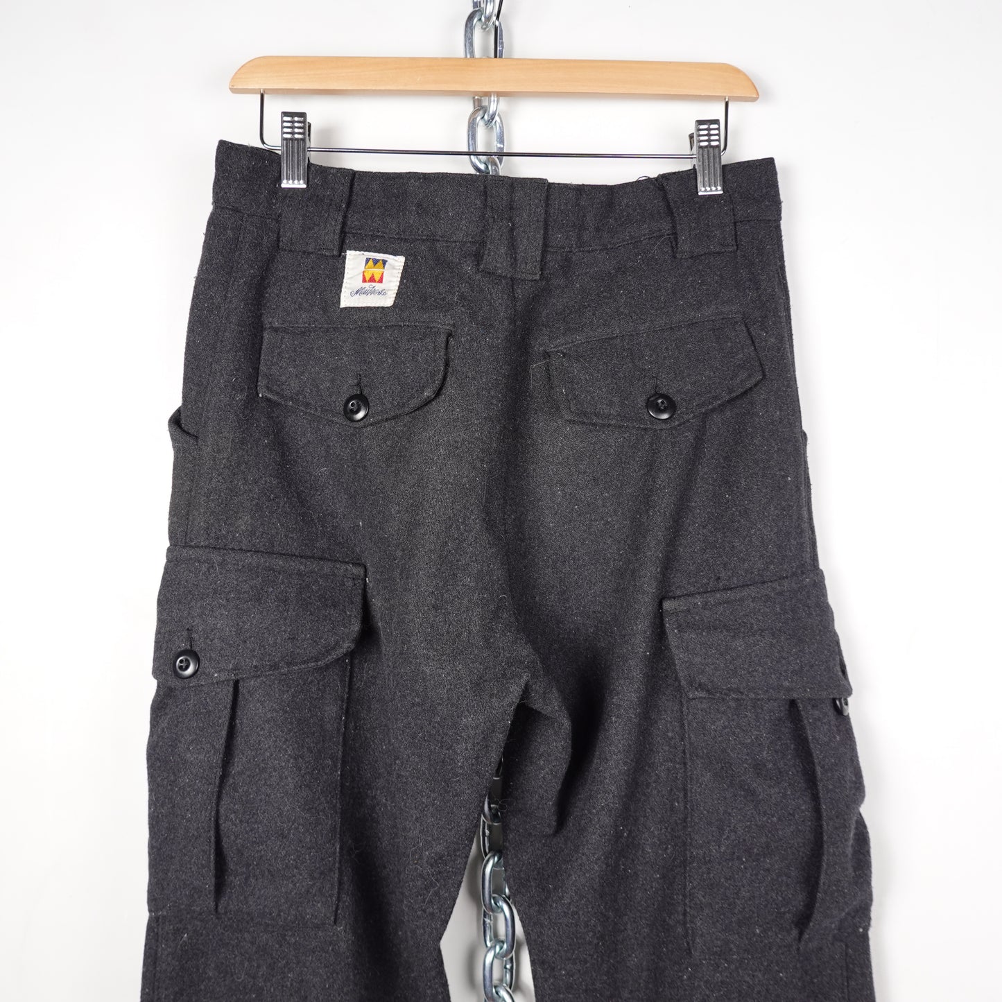 MillWork Wool Cargo Pants - Size 30