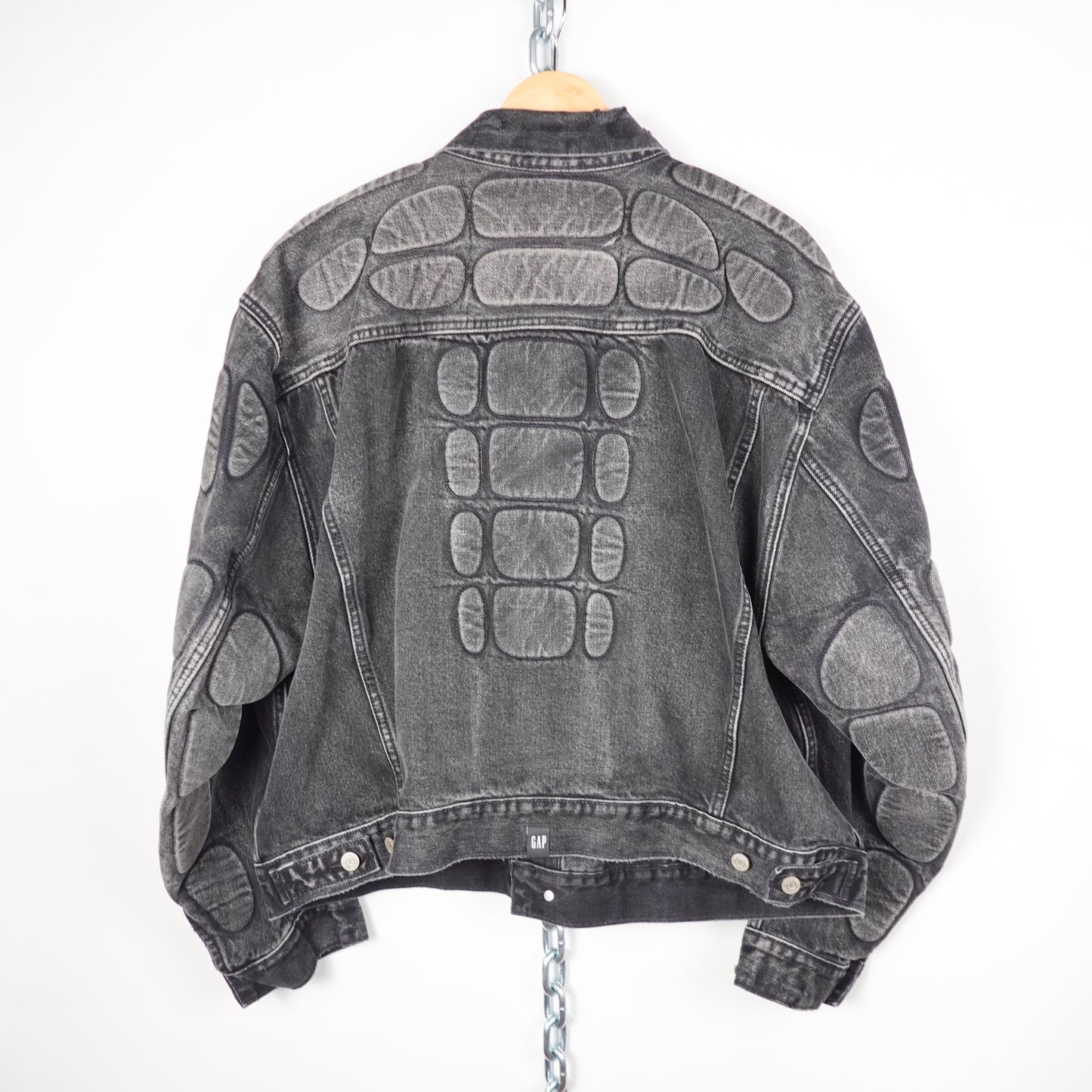 Yeezy Gap  Engineered By Balenciaga Padded Denim Jacket - Size M