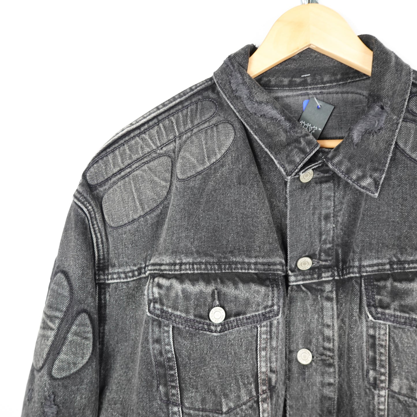 Yeezy Gap  Engineered By Balenciaga Padded Denim Jacket - Size M