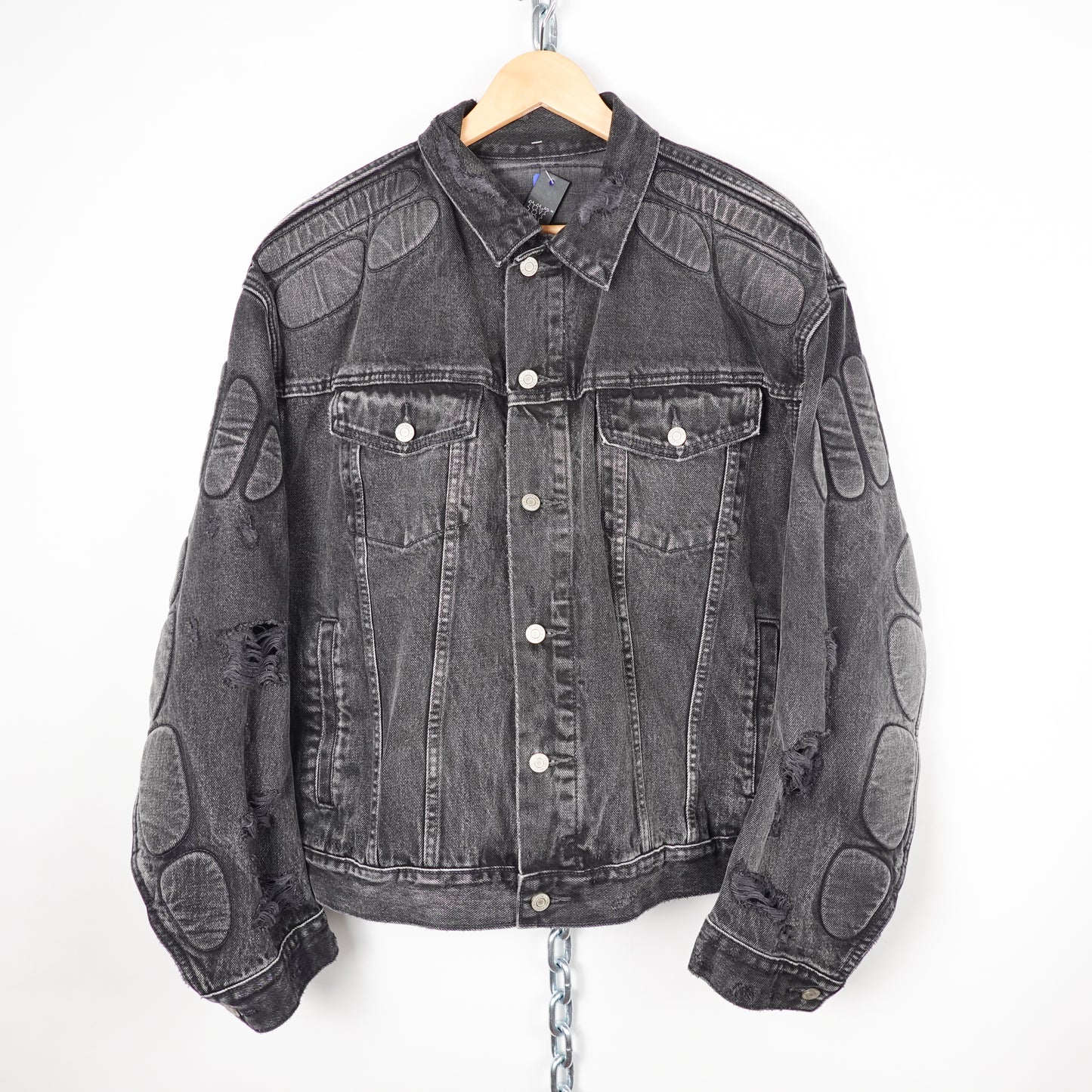 Yeezy Gap  Engineered By Balenciaga Padded Denim Jacket - Size M