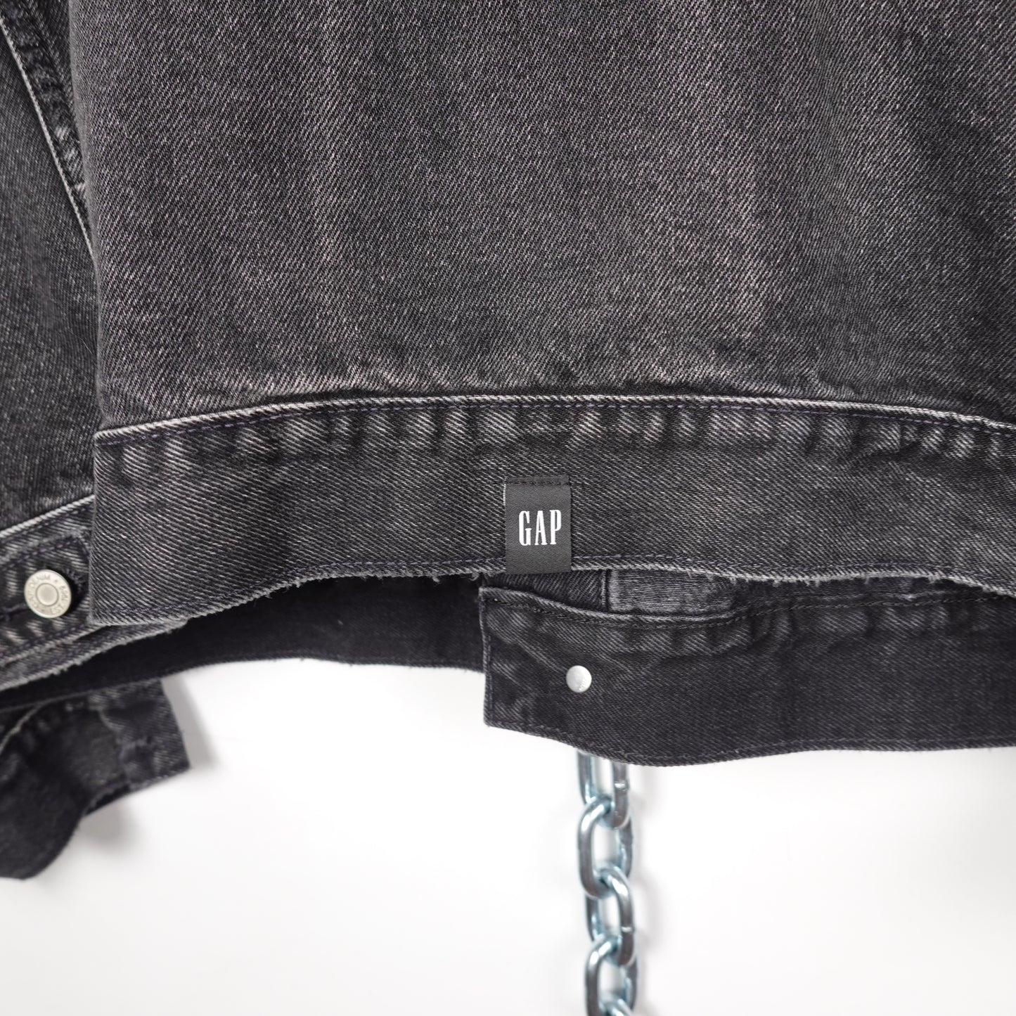 Yeezy Gap  Engineered By Balenciaga Padded Denim Jacket - Size M