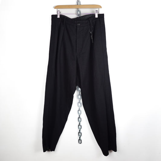 Yohji Yamamoto Pleated Wool Trousers - Size 33 Front Photo