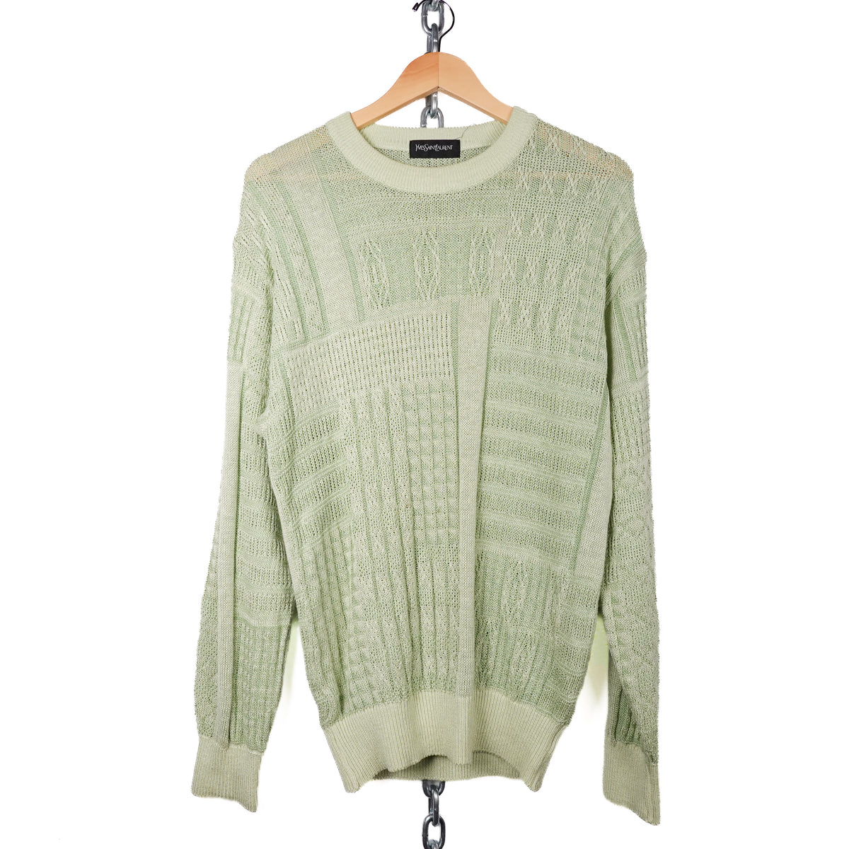 Vintage Yves Saint Laurent Mint Knit - Size M