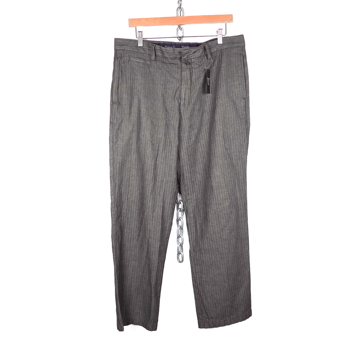 Zegna Pin Stripe Pants - Size 36