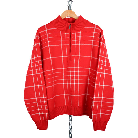 Jacquemus Red La Maille Carro Sweater - Size L